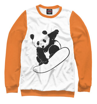 Свитшот для мальчиков Panda Snowboarder