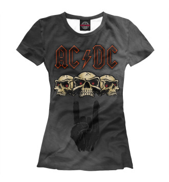 Женская Футболка Группа AC/DC