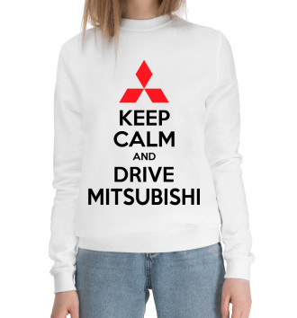 Хлопковый свитшот Будь спок и води Mitsubishi