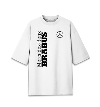 Мужская Хлопковая футболка оверсайз Mercedes Brabus