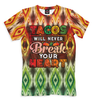 Футболка для мальчиков Tacos will never break your heart