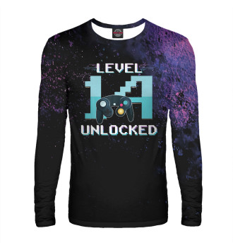Лонгслив Level 14 Unlocked Gamer