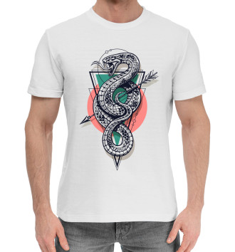 Хлопковая футболка Змеи