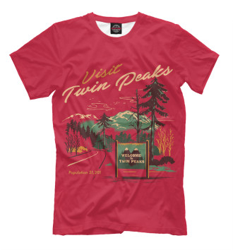 Футболка для мальчиков Visit Twin Peaks