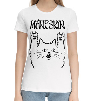 Хлопковая футболка Maneskin - Rock Cat