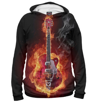 Худи Гитара в огне