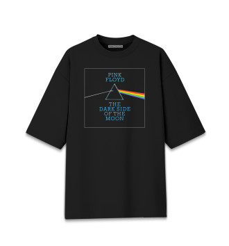 Мужская Хлопковая футболка оверсайз The Dark Side of the Moon - Pink Floyd