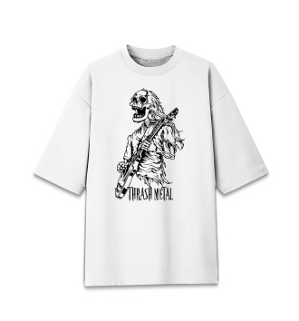 Хлопковая футболка оверсайз Thrash metal