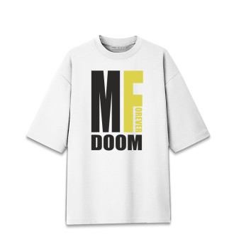 Мужская Хлопковая футболка оверсайз MF Doom Forever