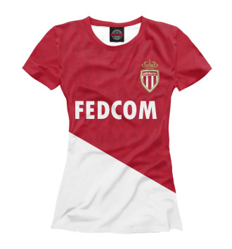 Футболка для девочек AC Monaco домашняя форма