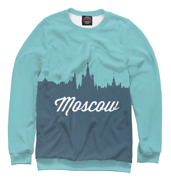 Свитшот Москва для девочек 