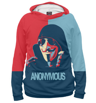 Худи для девочек Anonymous