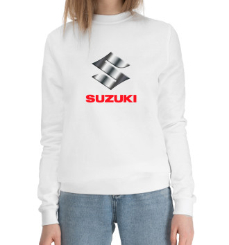Хлопковый свитшот Suzuki