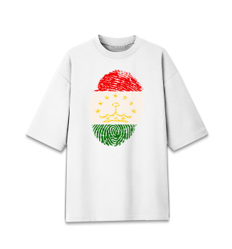 Хлопковая футболка оверсайз Таджикистан