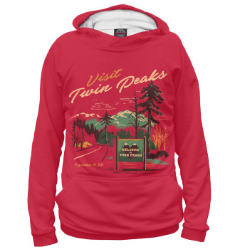 Худи для мальчиков Visit Twin Peaks