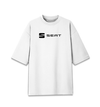 Мужская Хлопковая футболка оверсайз SEAT