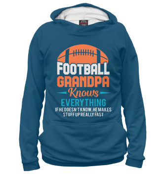 Худи для мальчиков American Football Grandpa