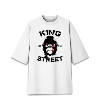 Женская Хлопковая футболка оверсайз Король улиц