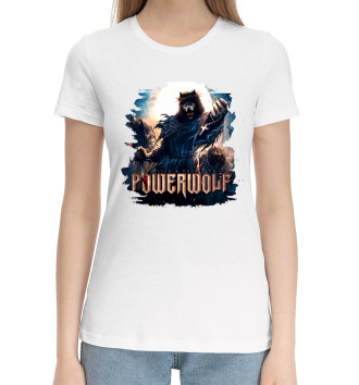 Хлопковая футболка Powerwolf