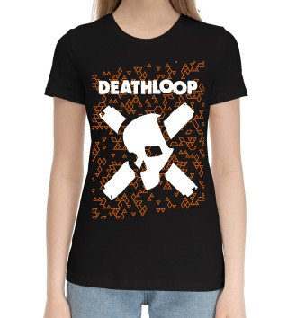 Хлопковая футболка Deathloop - Skull - Triangles