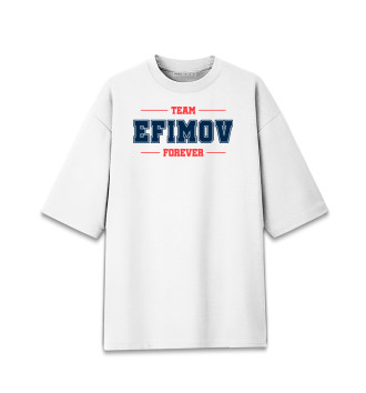 Хлопковая футболка оверсайз Team Efimov
