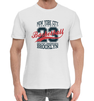 Хлопковая футболка NY 23