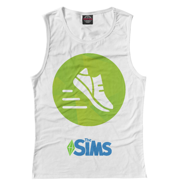 Женская Майка The Sims Фитнес