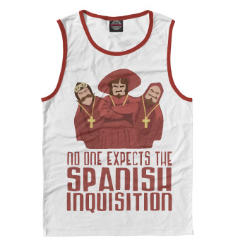 Майка для мальчиков No one expects the Spanish inquisition