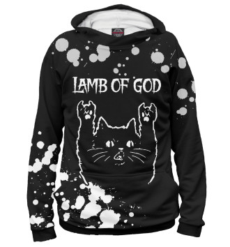 Худи для девочек Lamb of God | Рок Кот
