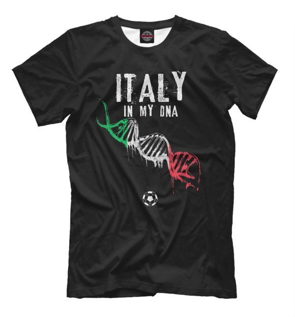 Футболка Италия в ДНК для мальчиков 