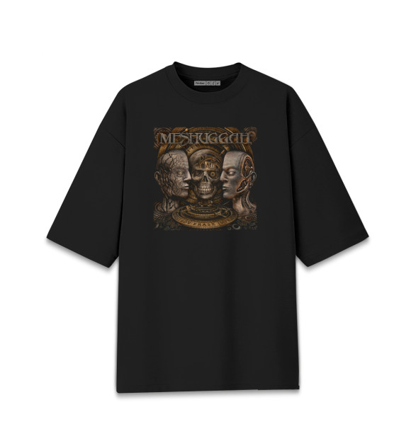 Женская Хлопковая футболка оверсайз Meshuggah