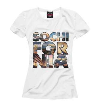 Футболка для девочек Sochifornia
