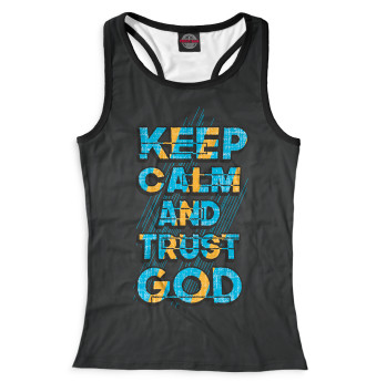 Борцовка Keep calm and trust god