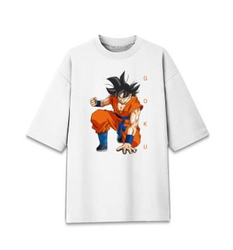 Хлопковая футболка оверсайз Goku