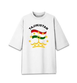 Хлопковая футболка оверсайз Tajikistan