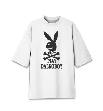 Женская Хлопковая футболка оверсайз Play Dalnoboy