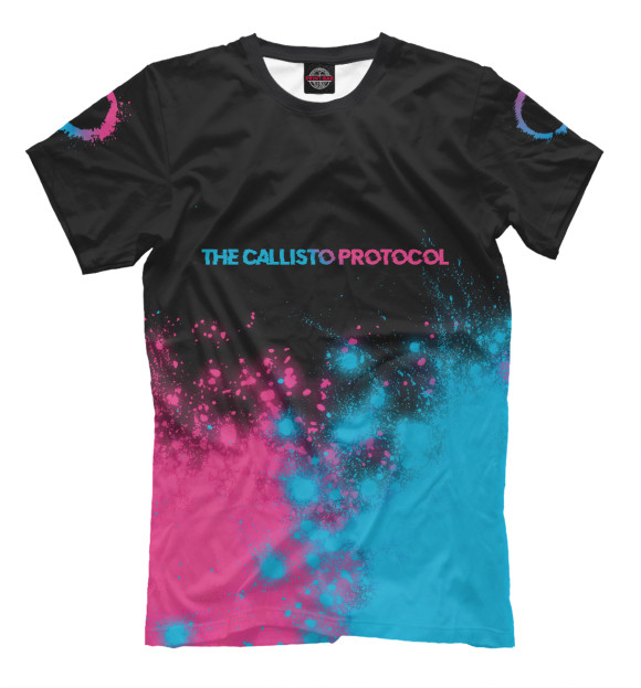 Футболка The Callisto Protocol Neon Gradient для мальчиков 