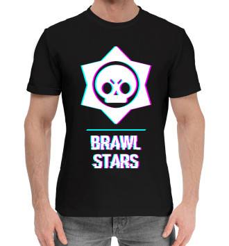 Хлопковая футболка Brawl Stars Glitch