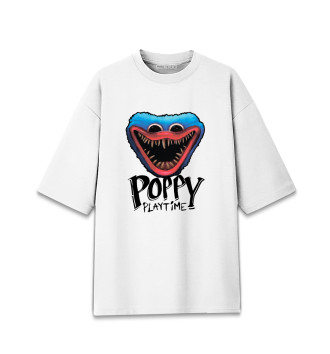 Мужская Хлопковая футболка оверсайз Poppy Playtime
