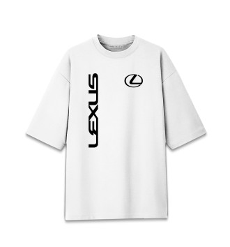 Хлопковая футболка оверсайз Lexus