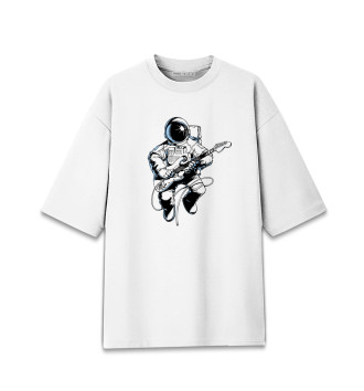 Мужская Хлопковая футболка оверсайз Space rock
