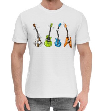 Хлопковая футболка Гитары