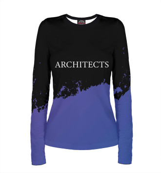 Лонгслив Architects Purple Grunge