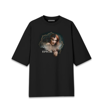 Хлопковая футболка оверсайз Epica
