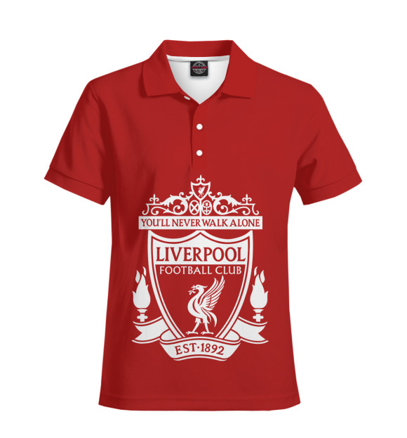 Мужское Поло Liverpool FC Logo