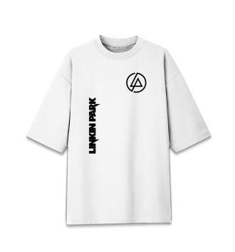 Женская Хлопковая футболка оверсайз Linkin Park