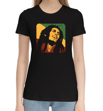 Хлопковая футболка Bob Marley