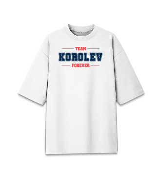 Хлопковая футболка оверсайз Team Korolev