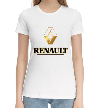 Хлопковая футболка Renault Gold