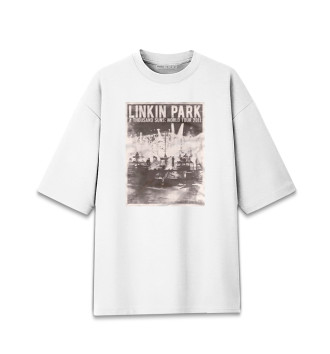 Мужская Хлопковая футболка оверсайз Linkin Park